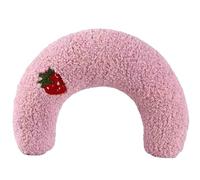 Générique Plinko Dog Pillow - U Shaped Pet Toy, Plinko Dog Pillow Toy, Ultra Soft High Density Dog Pillow, Soft Fluffy Pet Neck Pillow for Support of Neck for Small Dogs and Cats (Red)