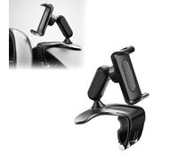 Générique Plixorahub Phone Holder,Adjustable Universal 360° Dashboard Clip Cell Phone,Super Stable Car Mount, for 4-7in Phones (1 Pcs)
