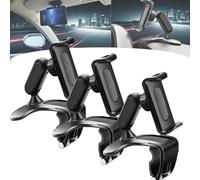 Générique Plixorahub Phone Holder, Miranoz/Autobriva Phone Holder, Universal 360° Dashboard, Spring Buckle Design for Folding, Fits 4”-7” Phones (3-PCS)