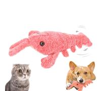 Générique Plothuge Dog Toys, Floppy Lobster Interactive Dog Toy, Moving Pet Toy to Keep Them Busy for Boredom for Small Medium Large Dogs and Cats (Pink)
