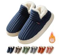 Générique Pluffi The Cozy & Stylish Slipper, Plush Fuzzy Winter Warm Thick-Soled House Cloud Slide (Blue, 40-41 EU)