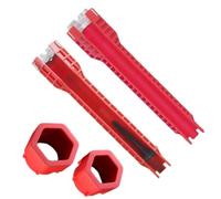 Générique Plumbing Under Sink Wrench - Slotted Design Basin Faucet Nut Tool