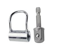 Générique Plumbing Wrench - 110g Angle Stop-on Wrench | Water System Maintenance Hand Tool | 4/6 Point Universal Angle Valve Wrenches For Tight Space Bathroom Toilet Under Sink Kitchen