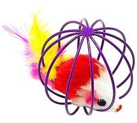 Générique Plume Jouet Chat Jouet Chat Balle Chat Souris Chat Jouet Chat Jouer Souris Jouet Souris Soulagement De L'obésité Soulagement du Stress Souris et Balle Jouet pour Animaux