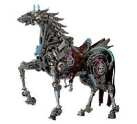 Générique Plus de 1500 pièces Puzzle en métal 3D Cheval à Assembler DIY Sculpture