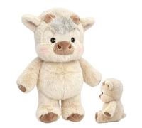 Générique Plush Animal - PP Cotton 60cm 600g | Soft Stuffed Cow Plush Pillow, Cute Hugging Sleeping Doll Toy | Decorative Comfort for Bedroom Sofa Birthday Housewarming Gift Use