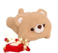 Générique Plush Animal Toys - Huggable Soft Decor Bear | Desk & Home Decoration Plush Bear, Soft Huggable Toy for Living Room, Bedroom, Table, Study, Nursery, for Kids, Girls, Boys, Wife, Girlfriend