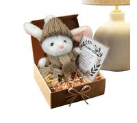 Générique Plush Bunny Doll - 10 inches Cute Hugging Toy for Companionship, Soft Material with Cuddly Texture, Mini Stuffed Toy for Girls Kids Holiday Bedroom Living Room Travel Car Playtime