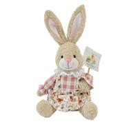 Générique Plush Bunny Doll - Resilient Soft Spring Decor, Cute Easter Plush Figure | Pastoral Bunny Stuffed Toy for Girlfriend Children Men Women Kids Boys Girls Youth Teens Son Daughter Family