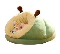 Générique Plush Cat Cave | Warm Cat Nest | Small Dog Cat Bed, Comfortable Cat Shelter, Fleece Cat Bed, Cat House for Winter, Heated Cat Bed, Foldable Cat Cave, Pet Sleeping Nest, Cat Bed