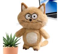 Générique Plush Cat Toy | Cuddly Home Decor | Cat Plush Toy for Sofa | for Living Room Bedroom Shelf Study Nursery Kid Boy Girls Girlfriend Wife Friend Sister Daughter