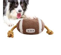 Générique Plush Chew Toys for Dogs | Sports Ball Design Dog Teething Toys with Cotton Rope, Interactive Plush | for Chewing Play Pull Bite Tug of War
