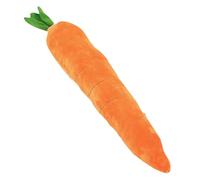 Générique Plush Dog Toy | Carrot Shape Interactive Teething Game | Squeaky Dog Toys | for Kennel Fetch Home Training Crate Daycare Alone Time Tug of War