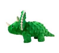 Générique Plush Dog Toy - Cute Prehistoric Creature, Vibrant Green Animal Character with Sturdy Reinforced Seams, Engaging Squeak Stimulating Entertainment, Ideal for Workplace Breeds Home Training