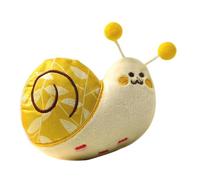 Générique Plush Dog Toy, Interactive Puppy Puzzle Toy, Snail Shape Chew Plaything 4.13x3.15 inches, Teeth Cleaning Feature, Soft and Sturdy Fabric, Perfect for Small and Medium Pets