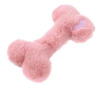 Générique Plush Dog Toy, Puppy Bone Shape Chew, 7.09x3.94 inches Soft Squeaky Chewing, Lightweight Pet Toys, Portable Plush Dogs Chews for Teething Relief, Interactive Playtime, Home and Travel Use