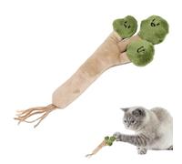 Générique Plush Dog Toy, Vegetable Shaped Chew Toy, Squeaky Interactive Design Plaything, 3.94x3.54in Portable Soft Bite Resistant, Pet Stuffed Chewing for Dog and Cat