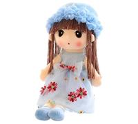 Générique Plush Doll | Soft Doll | Cute Little Girl Figure Sleeping Companion for Youth Sofa Decor Birthday Christmas Home
