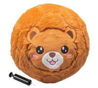 Générique Plush Elastic Indoor Soccer Ball, 20cm, PU Learning Interactive Toy, Soft Inside House Accessory, Playing, Kicking, Bouncing, Training, Tossing