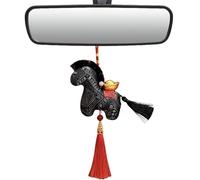 Générique Plush Horse - 2026 Auspicious Collectible, Animal Toy, Year Theme Mascot, Charm Ornament Feature, Giftware Category, Brown Stuffed for Women Students Kids Girlfriend School Travel SH