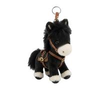 Générique Plush Horse Keychain - Velvet & Iron Soft Stuffed Animal Keyring | Cute Bag Charm for Backpack, Handbag, Purse, Valentine, Birthday, and