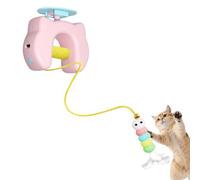 Générique Plush Moving Toy - Rechargeable Plush Scrubber for Cats and Dogs | ABS Material Details with Motion Function, Soft Texture Accessory, 110g Lightweight Toy for Daily Play Home Exercise