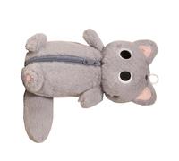 Générique Plush Pencil Case - Animal Cartoon Pouch for Stationery Storage with Soft Fabric Zip Closure | Multifunctional Lightweight Organizer for School College Office Desk Travel Accessories