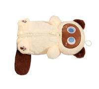 Générique Plush Pencil Case - Animal Cartoon Pouch for Stationery Storage with Soft Fabric Zip Closure | Multifunctional Lightweight Organizer for School College Office Desk Travel Accessories