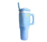 Générique Plush Pet Toy, Squeaky Water Cup Shape Dog Toy, Soft Interactive Chew Toys, Sturdy Stuffed Design, Made from Wear-Resistant Plush Material, 11.81x5.51x3.54inches