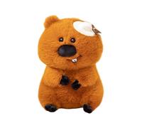 Générique Plush Pillow, Cotton Stuffed Doll, Comfortable Cartoon Beavers Design Exquisite Soft Cushion, Animal Gift Plushes for Men, Women, Children, Family, Friends, Colleagues, Color Brown