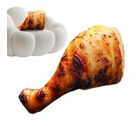 Générique Plush Pillow - Realistic 3D Simulation Fried Chicken Drumstick Food Shape Cushion 50CM Soft Stuffed Pillow for Sofa Bedroom Nursery Home Decor Photo Prop Birthday