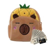 Générique Plush Pouch, Cartoon Animal Pouch Purse, Size Soft Storage, Plush Backpack Pendant, Ideal for Hair Clips, Candy, Snacks, Chocolate, 3.54x3.94x1.97 inches