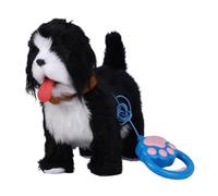 Générique Plush Puppy Robot - Barking Tail Wagging Pet for Kids | Realistic Dog Toy with Gentle Texture, Interactive Animal Companion, Creative Playtime Supplies for Girls Adults Party Home Décor