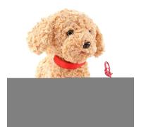 Générique Plush Robot Dog - Battery Powered Realistic Dog ¦ Robot Puppy with Voice Mimic, Automated Dogs with Soft Plush Build, Robotic Pet, Puppy Model for Kids Birthday Present