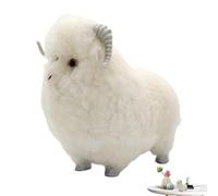 Générique Plush Sheep - Soft Realistic Lamb Toy | Cute Decorative Sheep Plush for Home Décor, Dorms, Bedrooms, Living Rooms, Offices, and Windowsills; Soft Lamb Doll Perfect Indoor Spaces