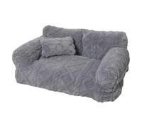Générique Plush Soft Dog Couch, 100% PP Cotton, Velvet Pet Sofa with Elastic Detachable Cover for Resting, Sleeping, Lounging, Indoor Relaxation Use