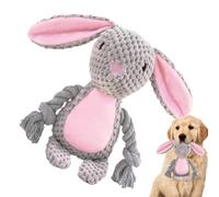 Générique Plush Squeaky Toy, Bite-Resistant Dog Chew, Interactive Animal Shape, Soft Design, Engaging Sound Various Styles for, Training, and Entertainment,3.94x2.36x9.45 inches