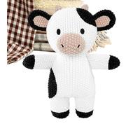 Générique Plush Stuffed Animals - Crocheted 3D Soft Hugging Doll for Family Colleagues Children | Knitted Fabric Toy with Cute Shape, Comfort Decor for Birthday Festival New Year Bedroom Travel Gift