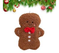 Générique Plush Stuffed Gingerbread - Holiday Tree Pillow ¦ 7 inches Soft Christmas Toy, Decorative Cushion for Sofa, Chair Plush Table Window, Festive Home Cushions Ornament for Seasonal Décor
