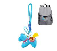 Générique Plush Toy - 20.5x9cm Chinese New Year Mascot Doll Keychain - Versatile Sentiment Plush Horse Keychain - For Holiday Birthday Celebration Boys Girls Children Backpack Wallet Handbag