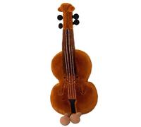 Générique Plush Toy, Soft Musical Instrument Plush Doll, Stuffed Pipa Guitar Violin Shaped for Nursery Kids Birthday, Cute Bedroom Accent for Baby Toddler Preschool Favors