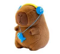Générique Plush Toy, Stuffed Animal, 13.7 inches Huggable Cartoon Creature Home Decor Doll Soft Capybara Figure, Cuddly Plushes for Valentine Day, Christmas Party, Bedroom and Living Room Use