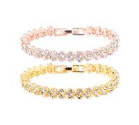 Générique Plusieurs Bracelet Pour 4 Classique Bracelet cadeau 1/2pc Cadeau Inoxydable Perles Pour Bracelets Anneaux (GD3, One Size)