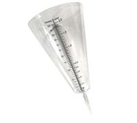 Générique Pluviomètre Conique en Plastique Transparent Gobelet Doseur Gradué Extérieur pour Jardin Mesure Précise des Précipitations Outil Météo Portable pour Agriculture et Pelouse