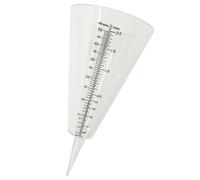 Générique Pluviomètre de Jardin Conique en Plastique avec Piquet Robuste pour Mesure Précise Pluie en Extérieur et Statistiques Météorologiques