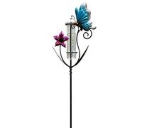 Générique Pluviomètre | Design Papillon avec indicateur de Mesure précis,Mesureur De Pluie,pour Jardin Pelouse Cour Terrasse Patio Clôture