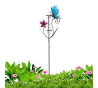Générique Pluviomètre Extérieur Décoration pour Jardin | Design Papillon avec indicateur de Mesure précis | Jauge de Mesure de Pluie,pour Ferme Clôture Terrasse Cour Pelouse Extérieur