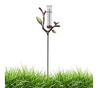 Générique Pluviomètre - Mesure Décorative en Forme De Branche, Pluviomètre Extérieur avec Piquet, Météorologique, Ornement De Jardin pour Une Collecte Précise des Précipitations Et Une Lecture Faci
