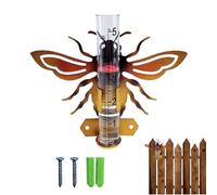 Générique Pluviomètre | Tube Remplaçable Résistant Aux Intempéries,Pluviomètre Extérieur pour Le Jardin | Adapté pour Utilisation Patio Balcon Ferme Serre Terrasse Pelouse Cour Jardinier et