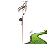 Générique Pluviomètres solaires, pluviomètre à lumières LED | Pluviomètre étanche avec lumières,Jauge de Pluie multifonctionnelle décorative pour Cours, pelouses, allées et patios